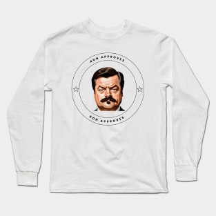 Ron Approves Funny Design Long Sleeve T-Shirt